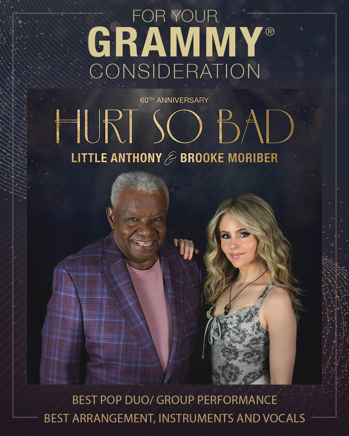For Your Grammy® Consideration - 60th Anniversary Hurt So Bad - Little Anthony & Brooke Moriber - Best Pop Duo/Group Performance, Best Arrangement, Instruments and Vocals